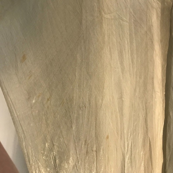 EAVIS & BROWN London Beaded Gown M Vintage Silk Corset Dress VTG - Picture 9 of 11